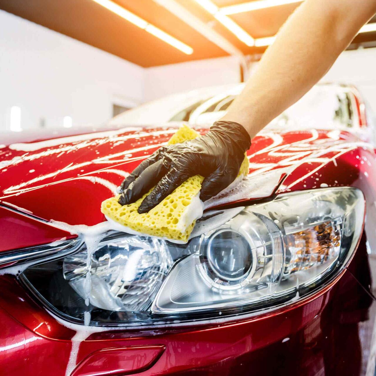 Restoring gloss plastic trim